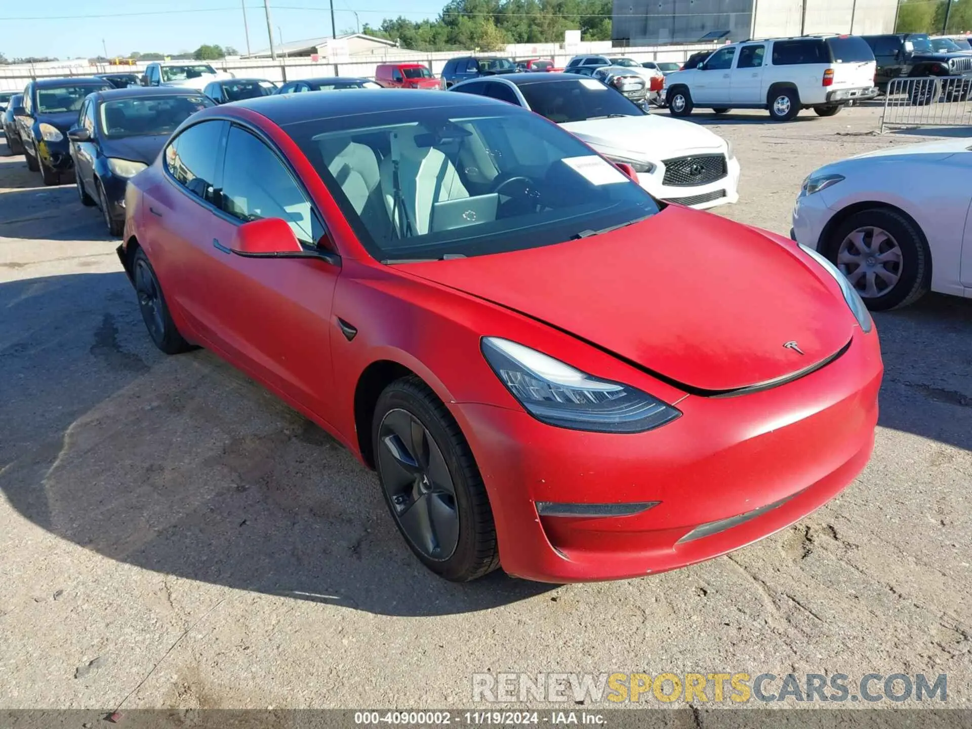 1 Photograph of a damaged car 5YJ3E1EA9KF413156 TESLA MODEL 3 2019