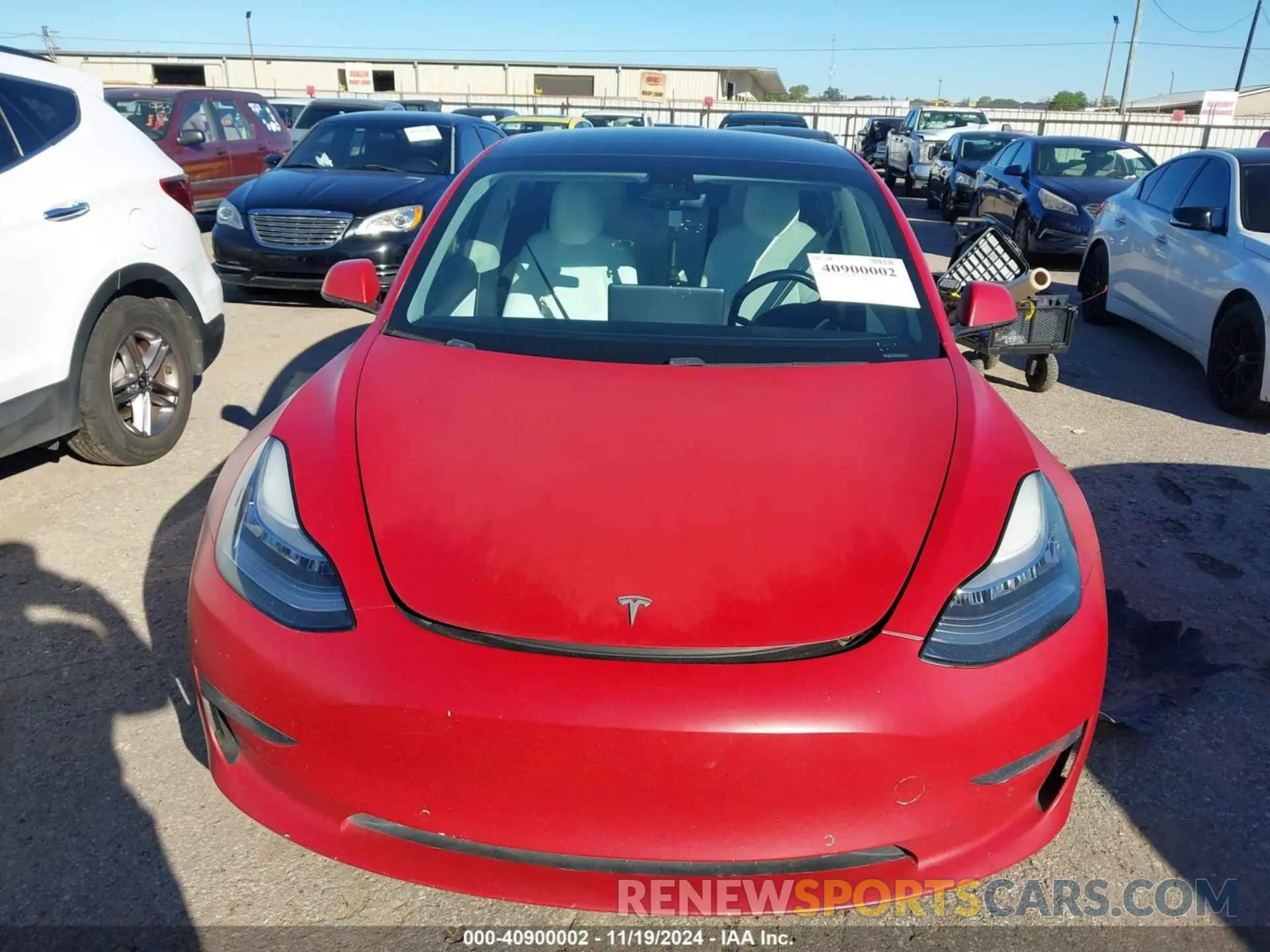 11 Photograph of a damaged car 5YJ3E1EA9KF413156 TESLA MODEL 3 2019