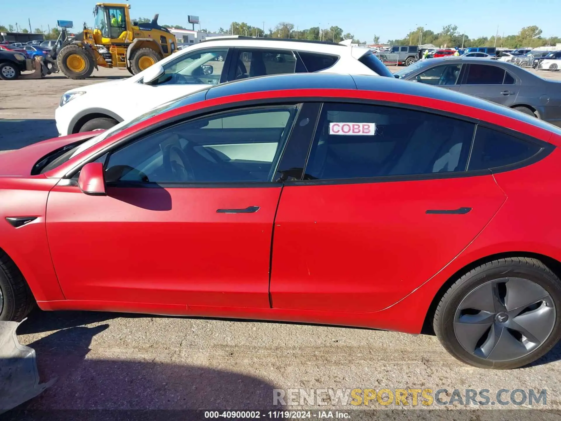 13 Photograph of a damaged car 5YJ3E1EA9KF413156 TESLA MODEL 3 2019