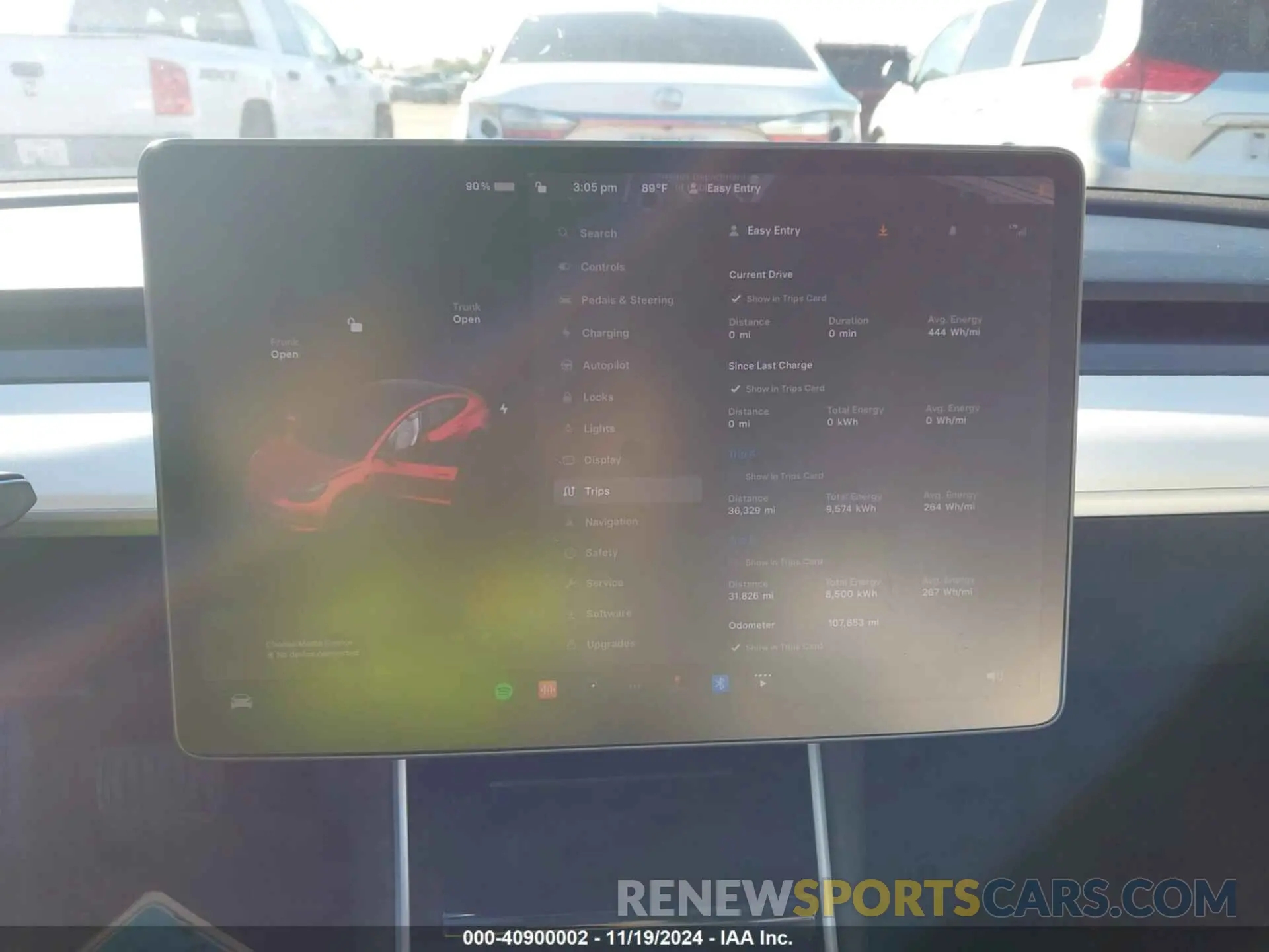 17 Photograph of a damaged car 5YJ3E1EA9KF413156 TESLA MODEL 3 2019