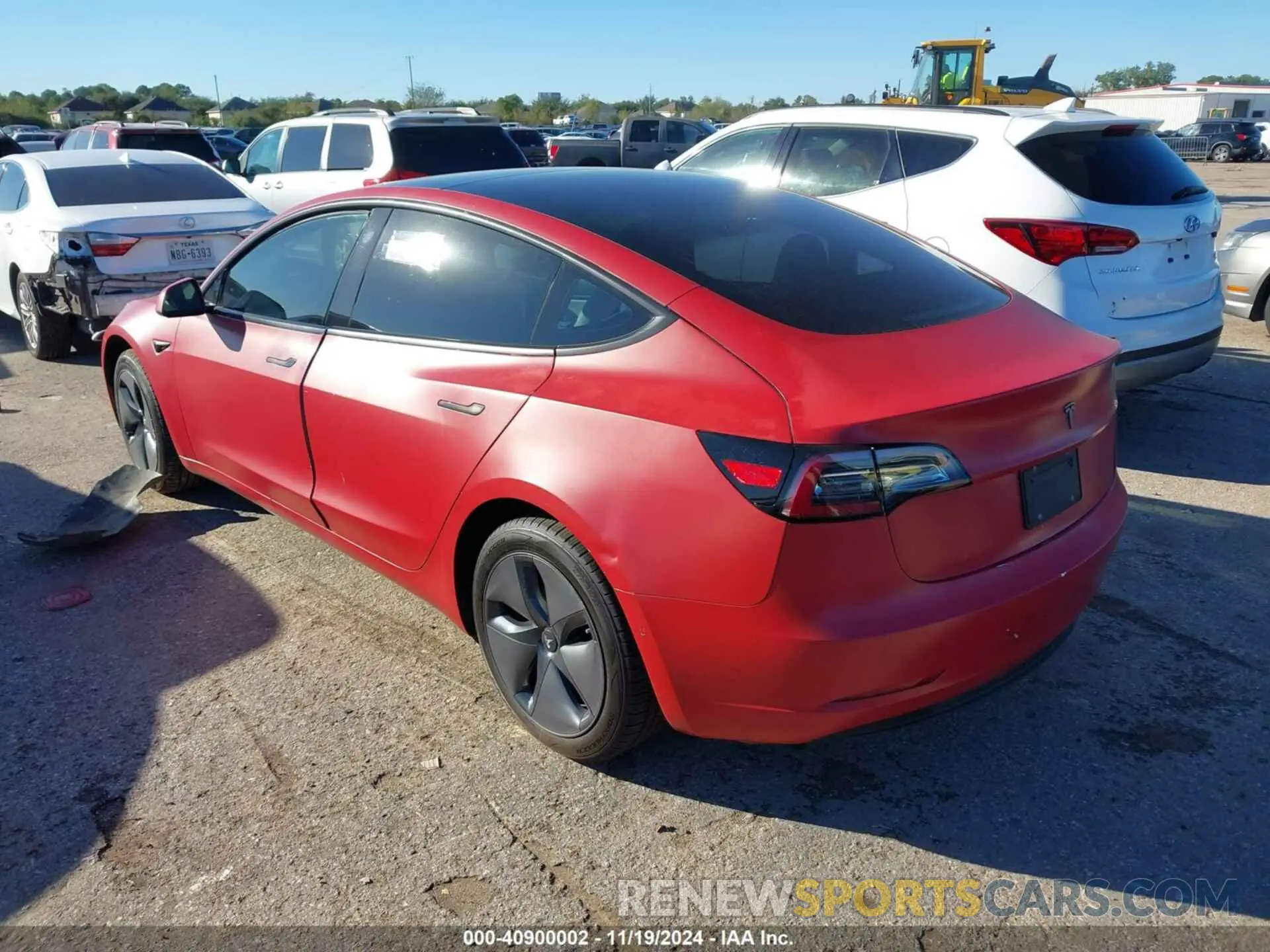 3 Photograph of a damaged car 5YJ3E1EA9KF413156 TESLA MODEL 3 2019