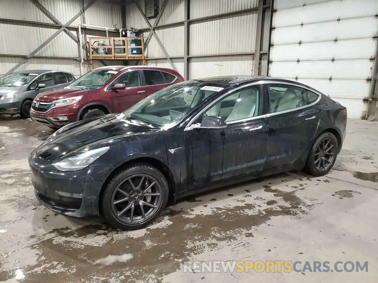 1 Photograph of a damaged car 5YJ3E1EA9KF415439 TESLA MODEL 3 2019