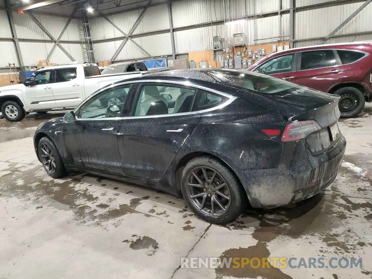 2 Photograph of a damaged car 5YJ3E1EA9KF415439 TESLA MODEL 3 2019