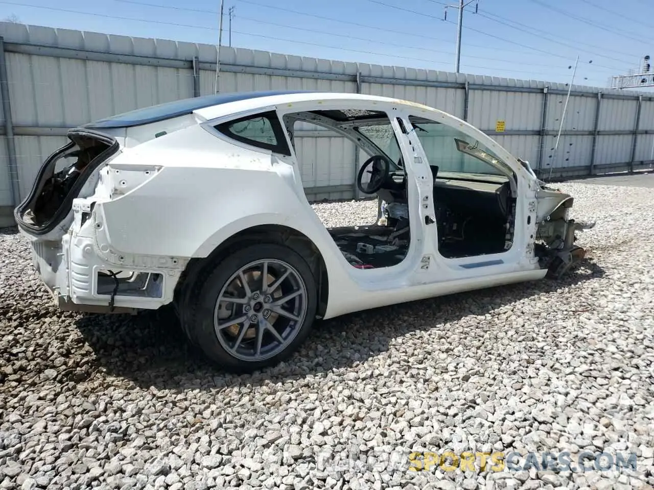 3 Photograph of a damaged car 5YJ3E1EA9KF416834 TESLA MODEL 3 2019