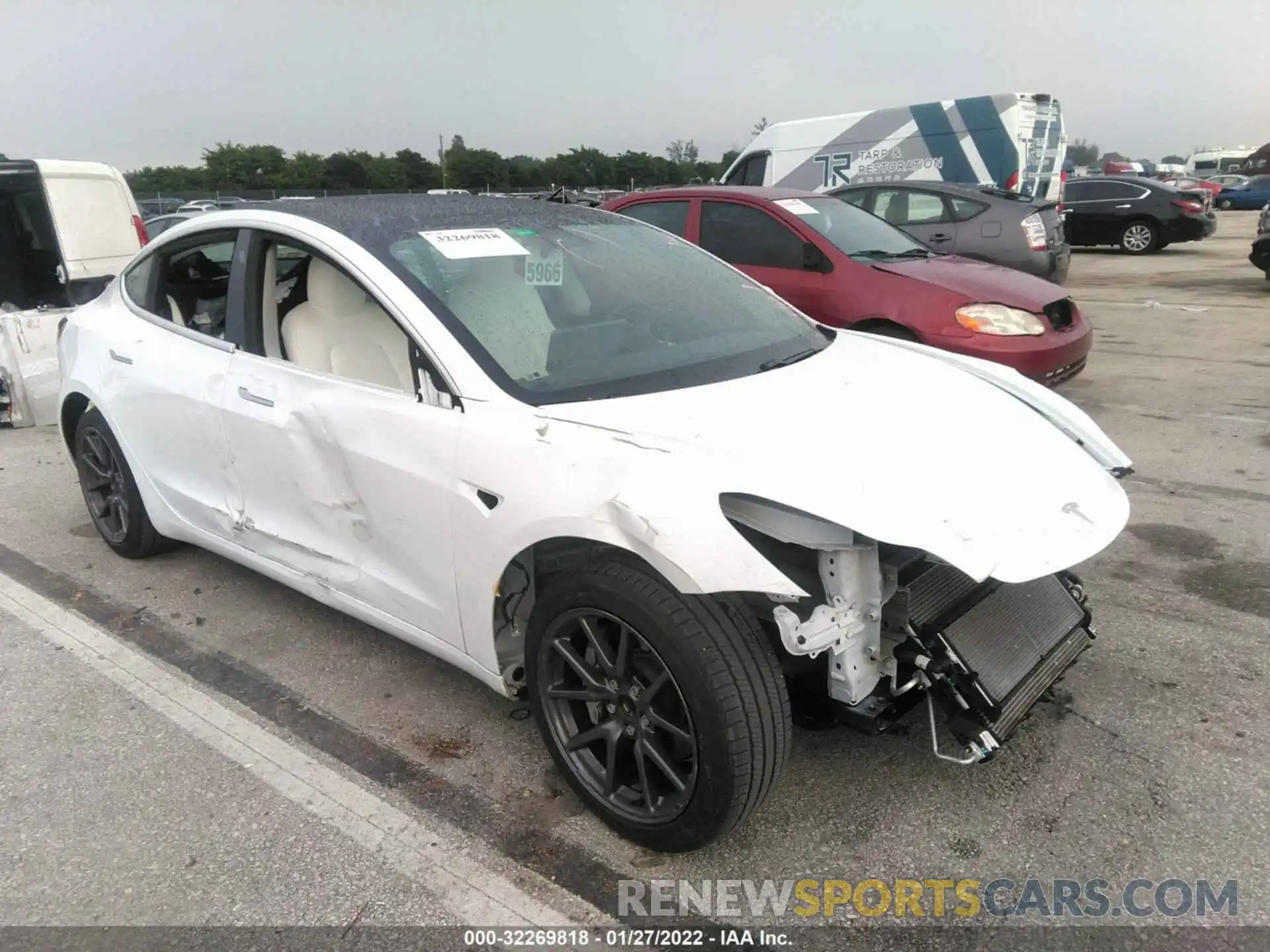 6 Photograph of a damaged car 5YJ3E1EA9KF429387 TESLA MODEL 3 2019