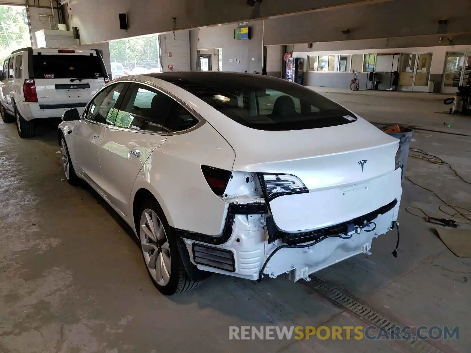 3 Photograph of a damaged car 5YJ3E1EA9KF436257 TESLA MODEL 3 2019