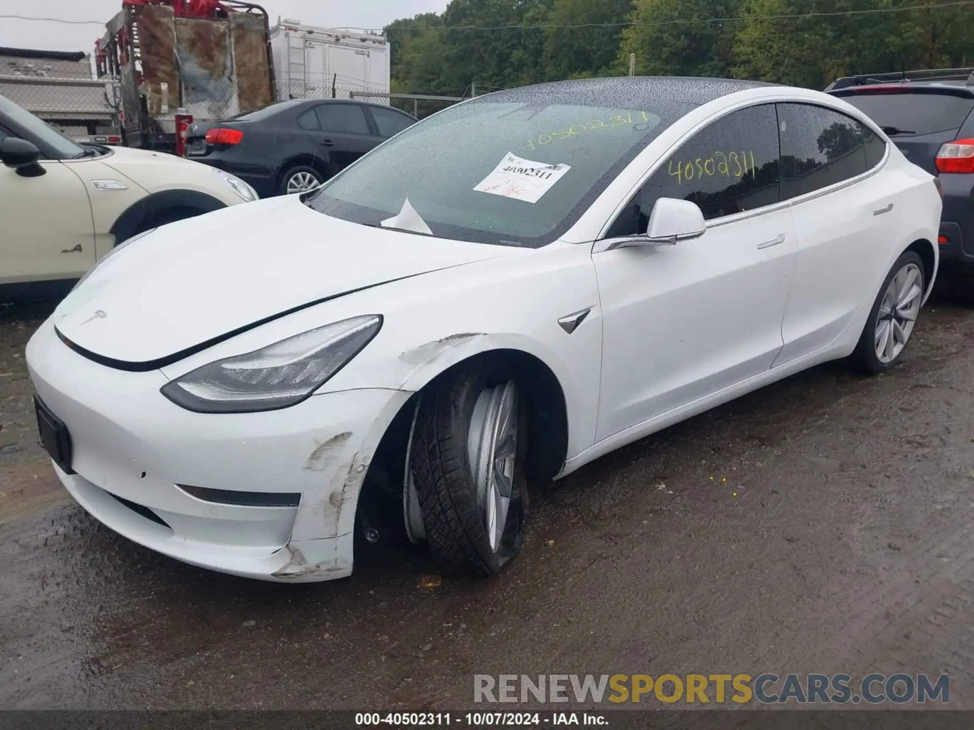 2 Photograph of a damaged car 5YJ3E1EA9KF446660 TESLA MODEL 3 2019