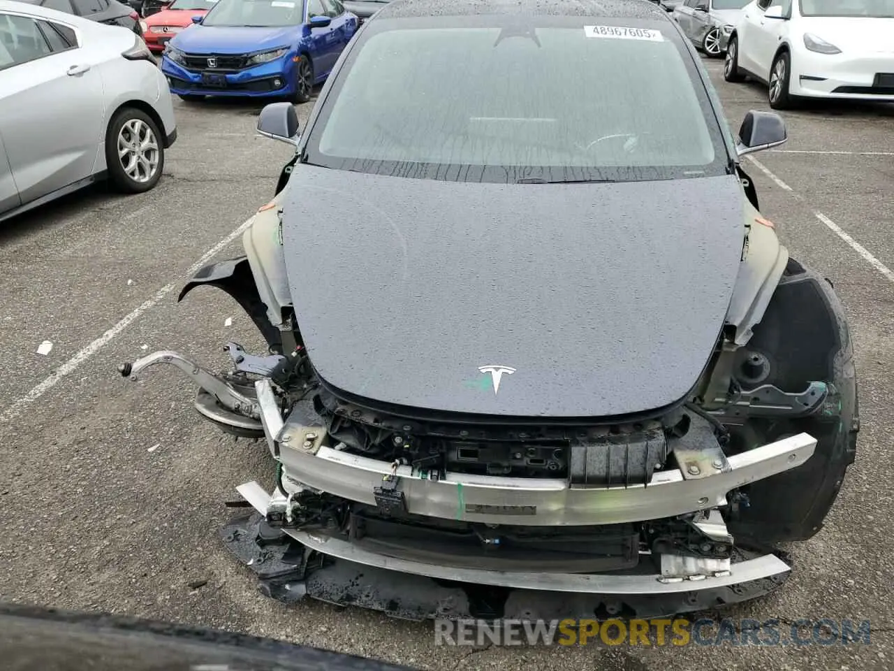 5 Photograph of a damaged car 5YJ3E1EA9KF447453 TESLA MODEL 3 2019