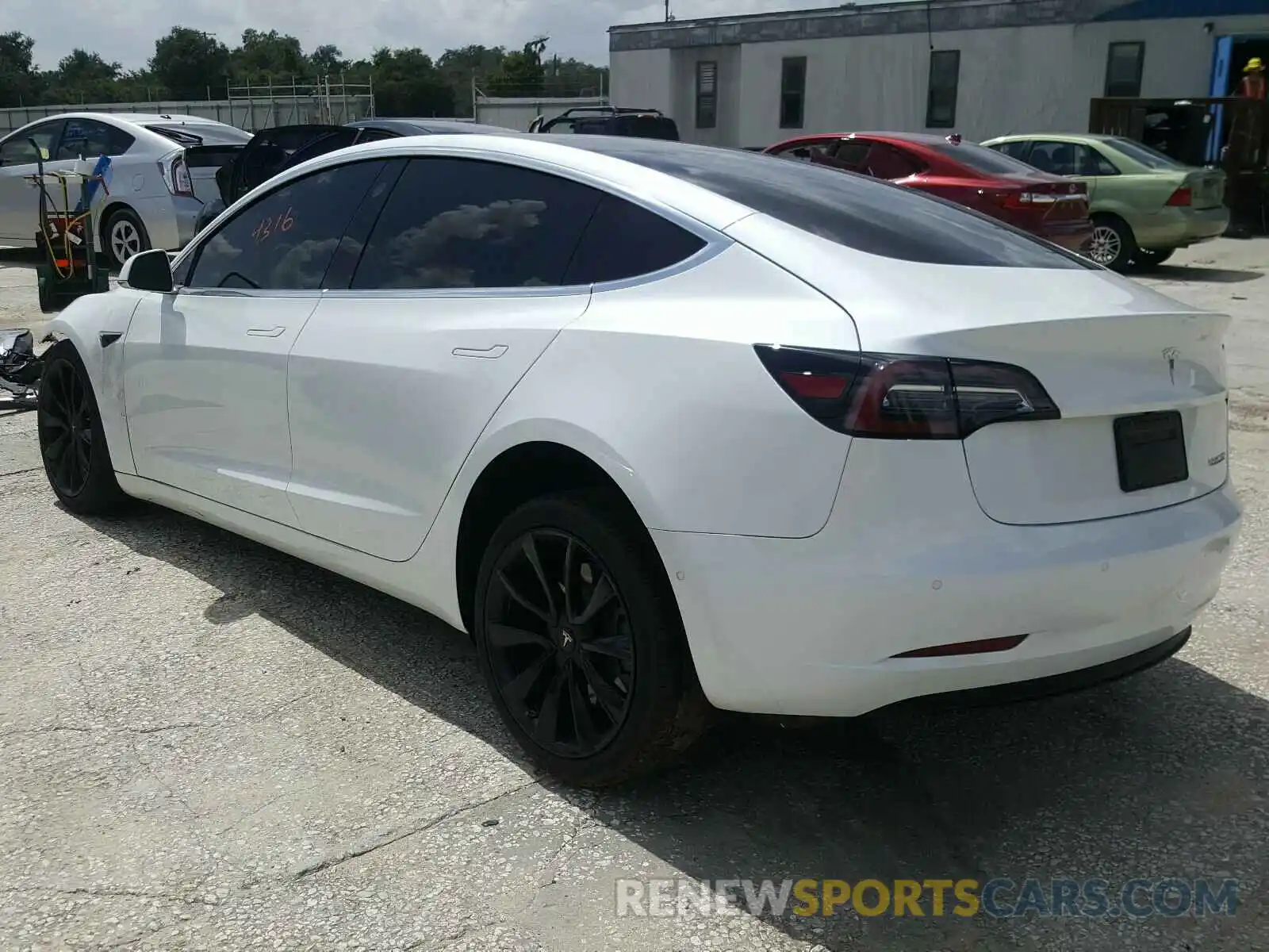 3 Photograph of a damaged car 5YJ3E1EA9KF449378 TESLA MODEL 3 2019