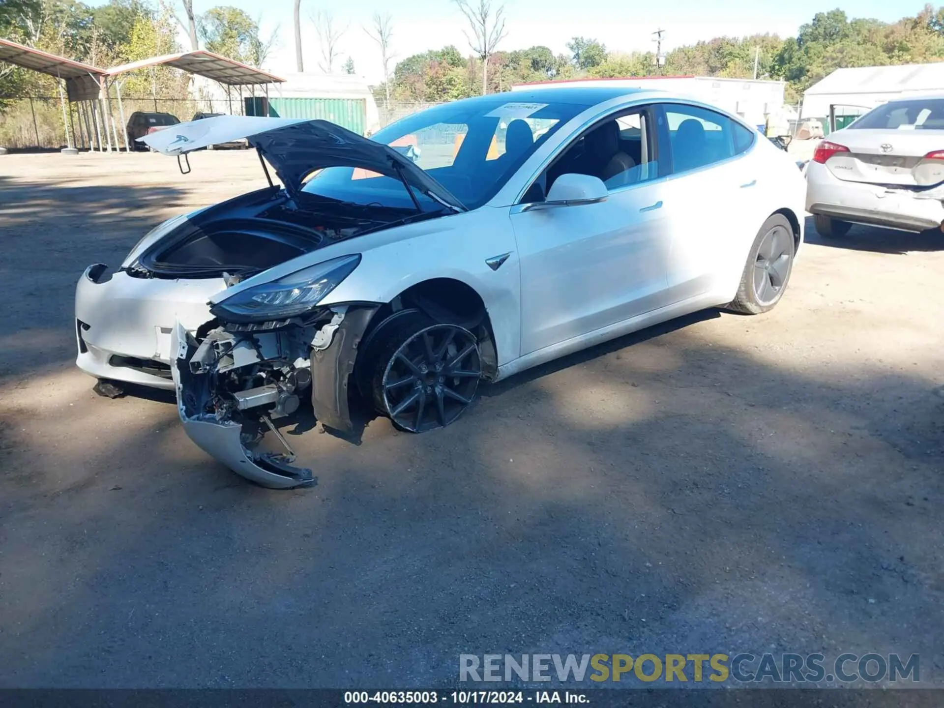 2 Photograph of a damaged car 5YJ3E1EA9KF483479 TESLA MODEL 3 2019