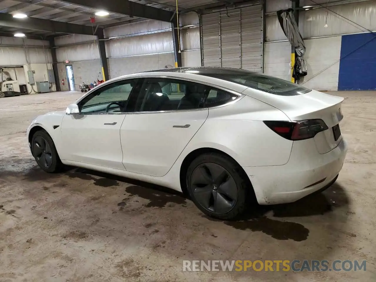 2 Photograph of a damaged car 5YJ3E1EA9KF483725 TESLA MODEL 3 2019