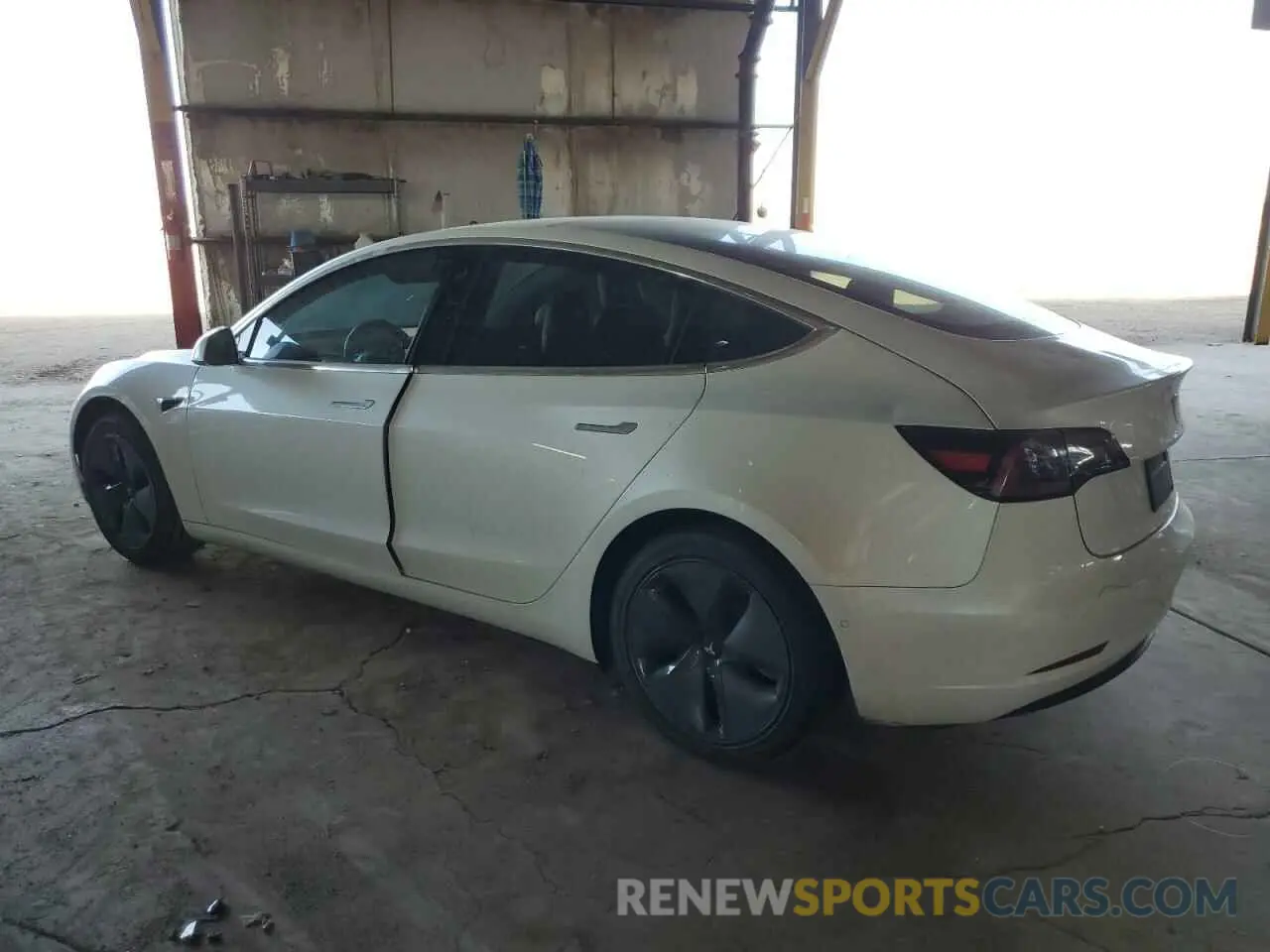 2 Photograph of a damaged car 5YJ3E1EA9KF485104 TESLA MODEL 3 2019