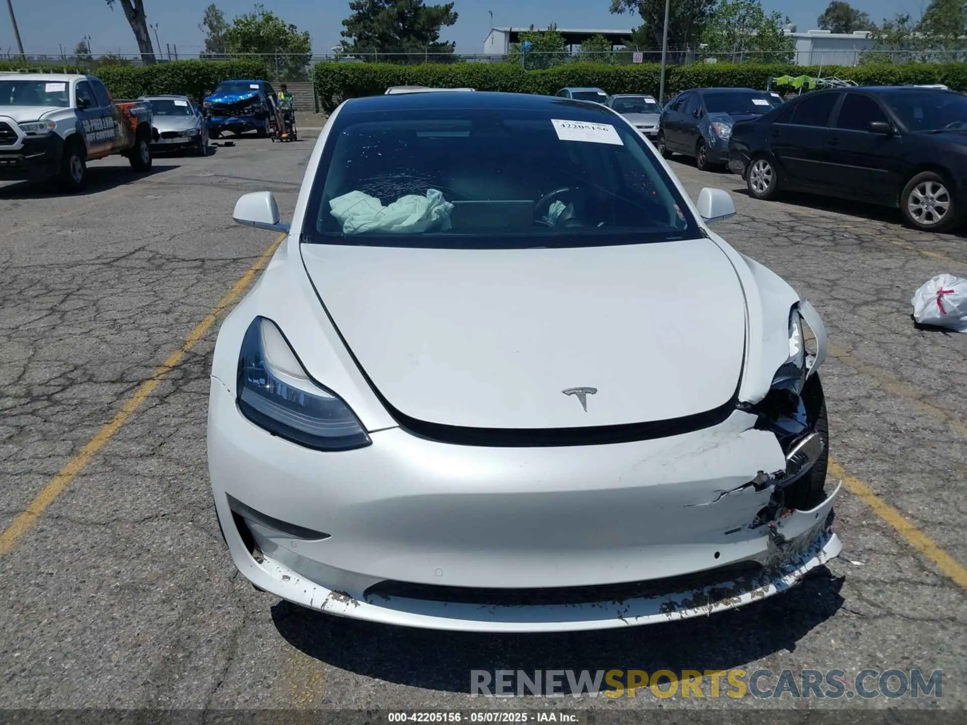 12 Photograph of a damaged car 5YJ3E1EA9KF485278 TESLA MODEL 3 2019