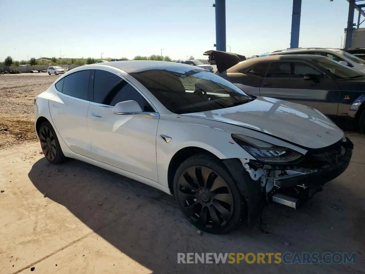 4 Photograph of a damaged car 5YJ3E1EA9KF529893 TESLA MODEL 3 2019