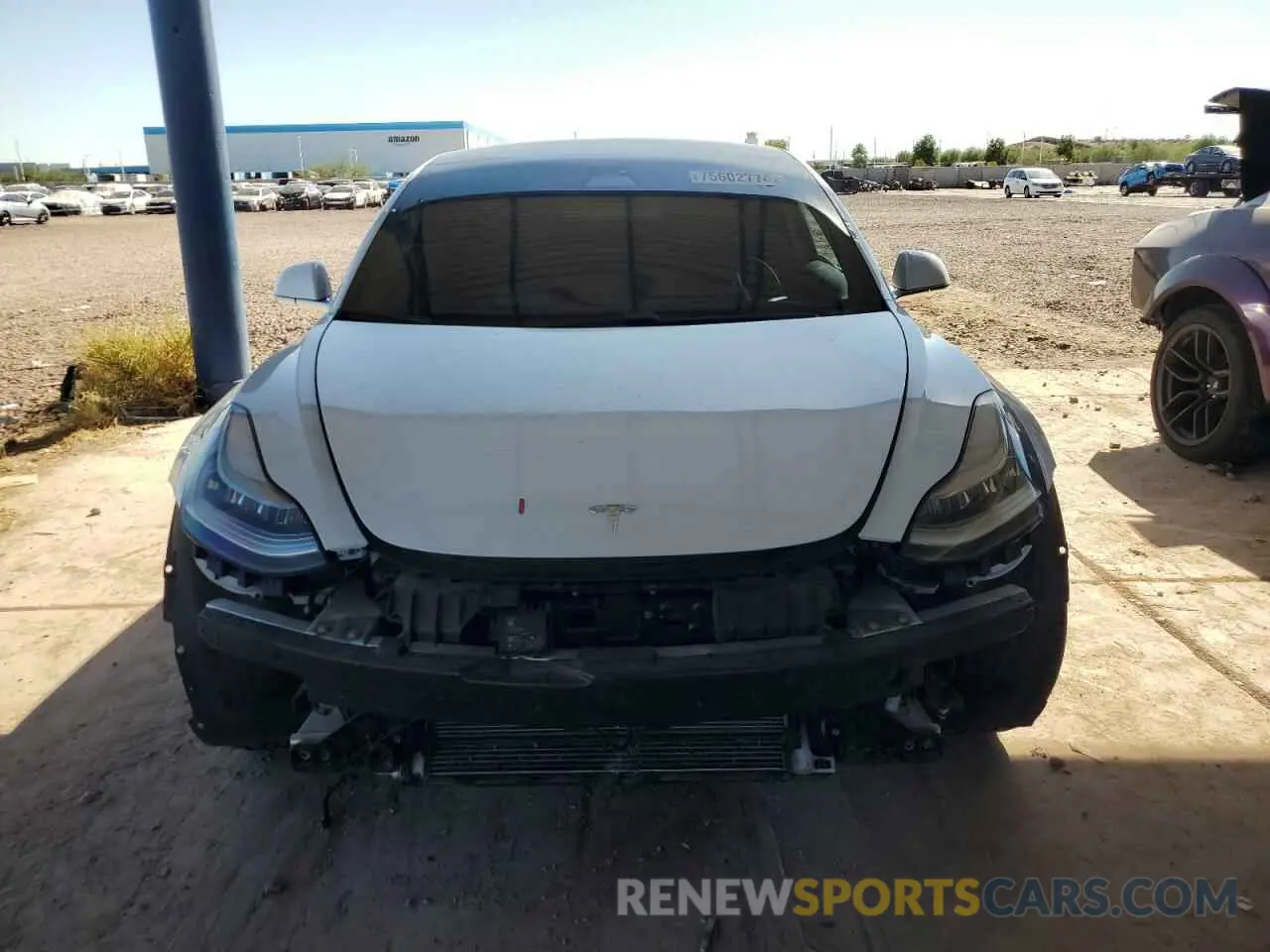 5 Photograph of a damaged car 5YJ3E1EA9KF529893 TESLA MODEL 3 2019