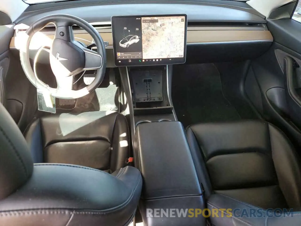 8 Photograph of a damaged car 5YJ3E1EA9KF529893 TESLA MODEL 3 2019