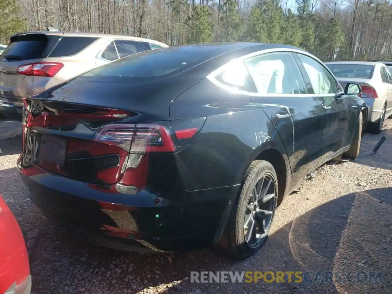 4 Photograph of a damaged car 5YJ3E1EAXKF296834 TESLA MODEL 3 2019