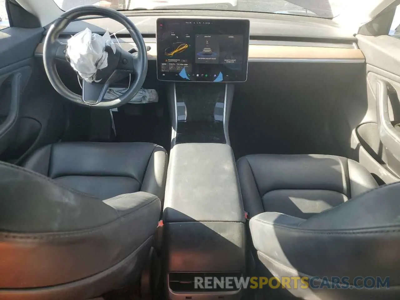 8 Photograph of a damaged car 5YJ3E1EAXKF299345 TESLA MODEL 3 2019