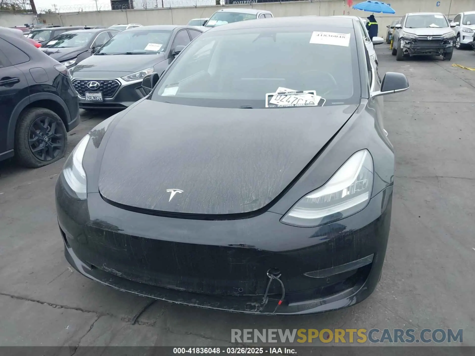 13 Photograph of a damaged car 5YJ3E1EAXKF300705 TESLA MODEL 3 2019