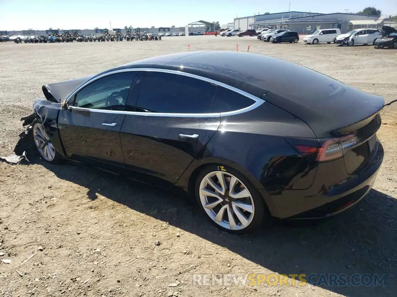 2 Photograph of a damaged car 5YJ3E1EAXKF304916 TESLA MODEL 3 2019