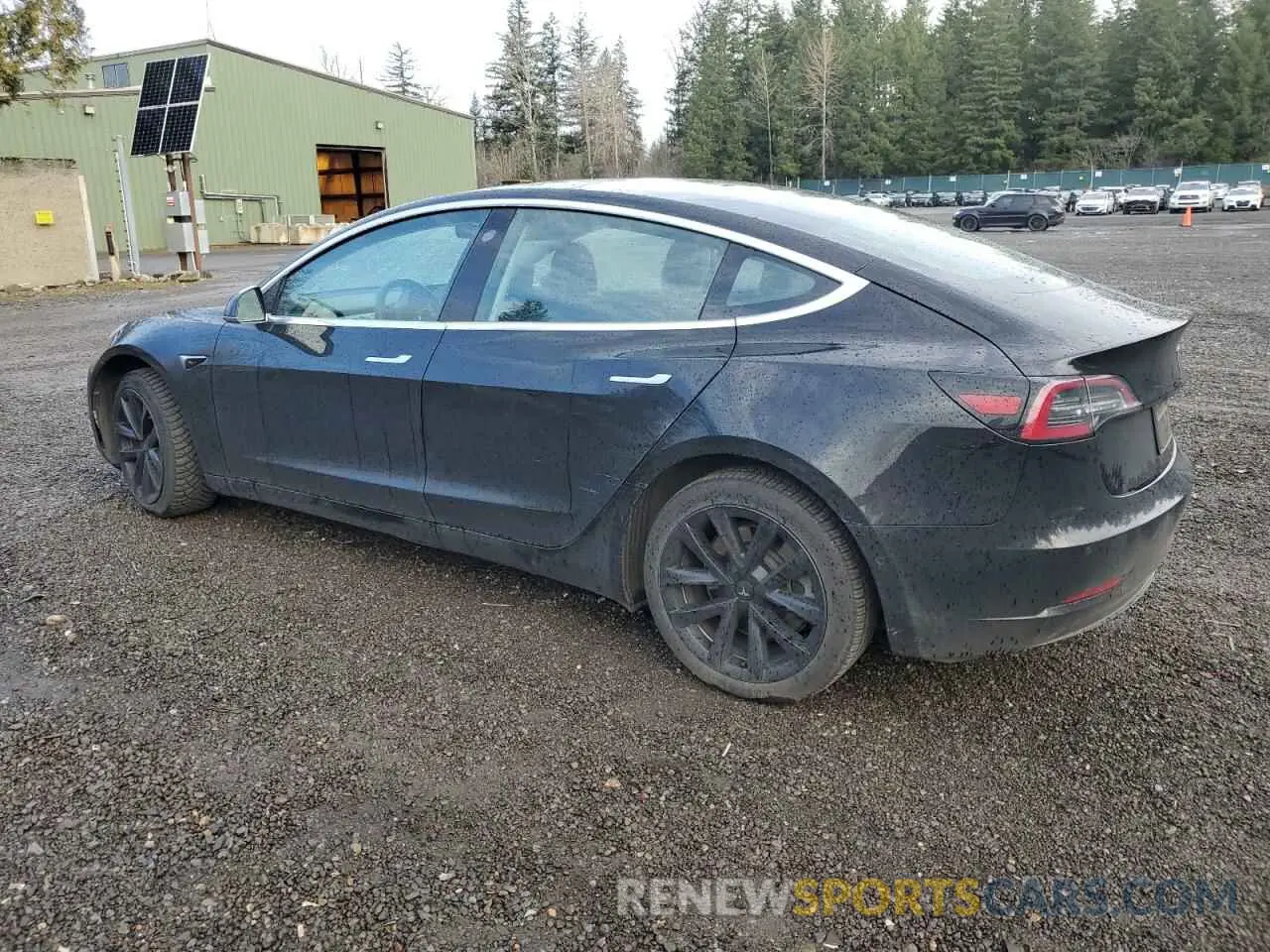 2 Photograph of a damaged car 5YJ3E1EAXKF305080 TESLA MODEL 3 2019