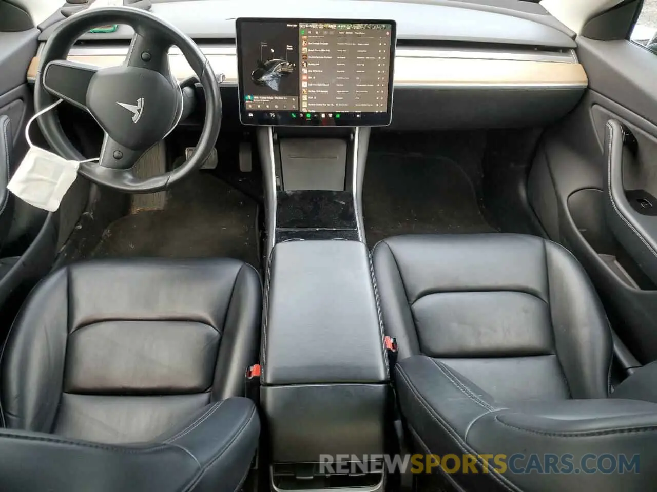 8 Photograph of a damaged car 5YJ3E1EAXKF305080 TESLA MODEL 3 2019