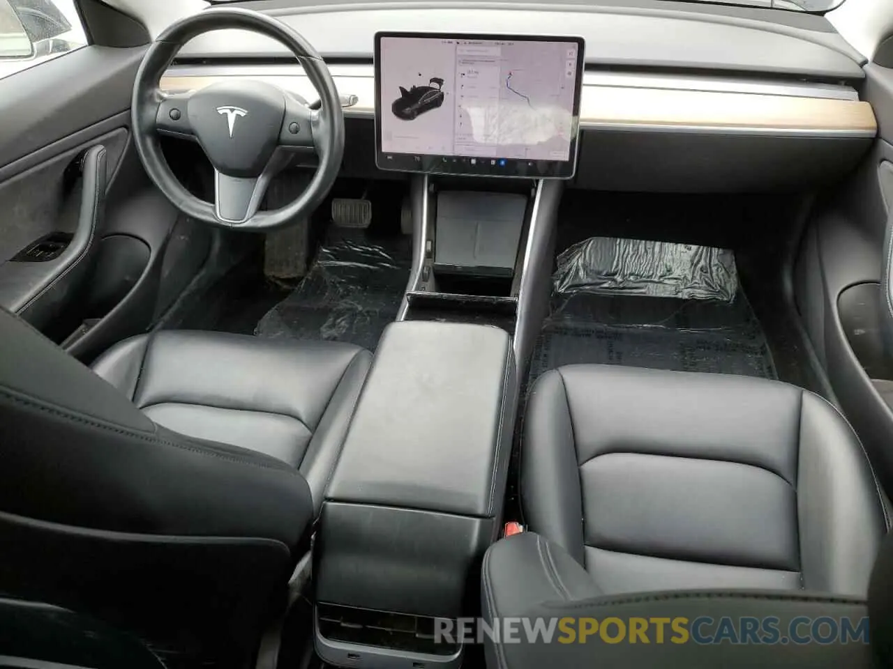 8 Photograph of a damaged car 5YJ3E1EAXKF305127 TESLA MODEL 3 2019