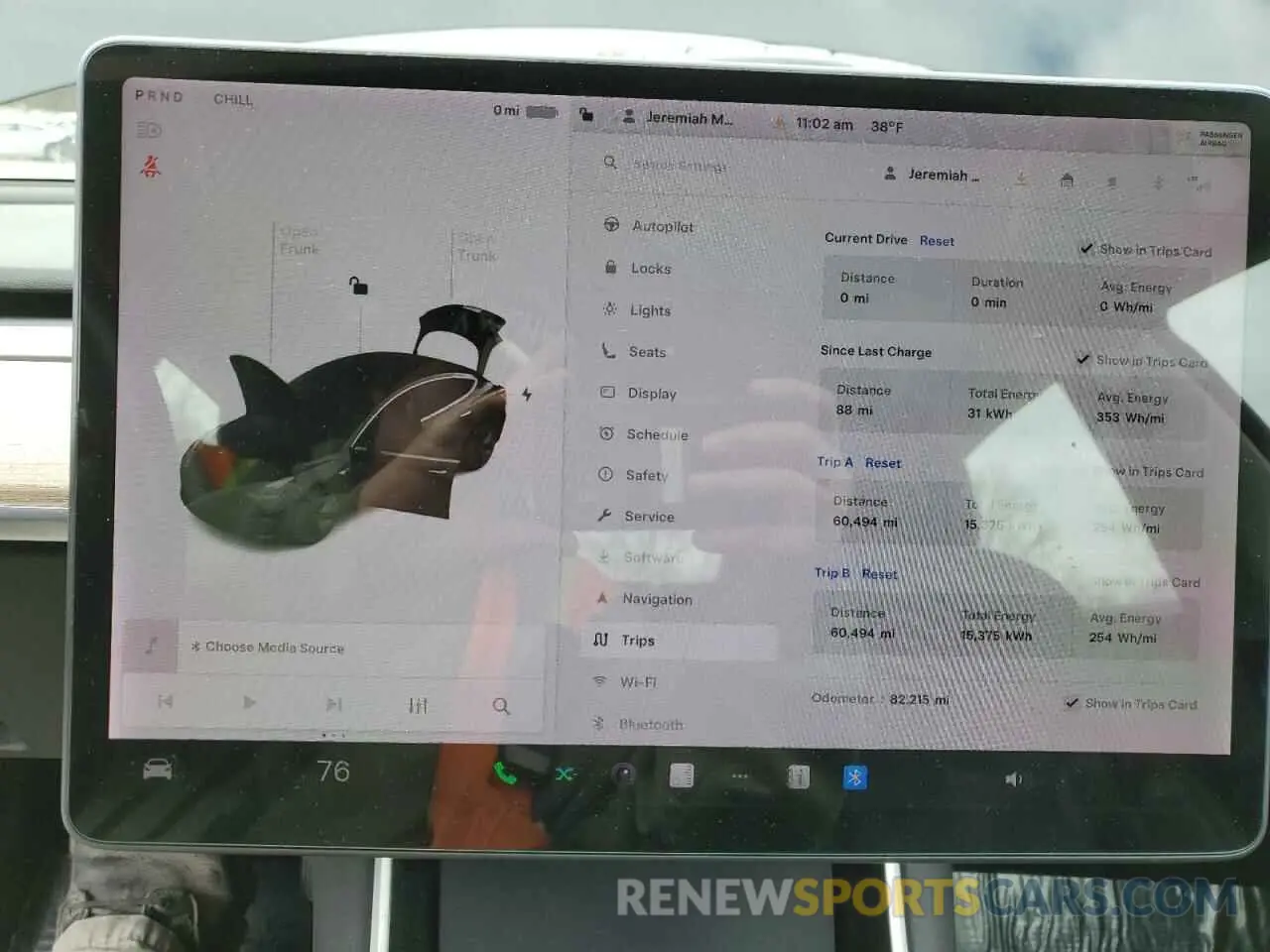 9 Photograph of a damaged car 5YJ3E1EAXKF305127 TESLA MODEL 3 2019