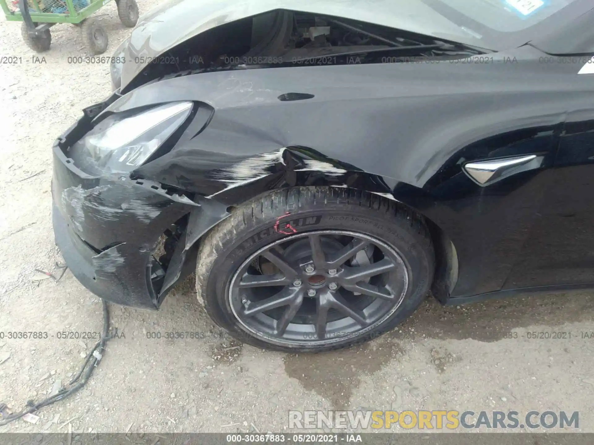 12 Photograph of a damaged car 5YJ3E1EAXKF305225 TESLA MODEL 3 2019