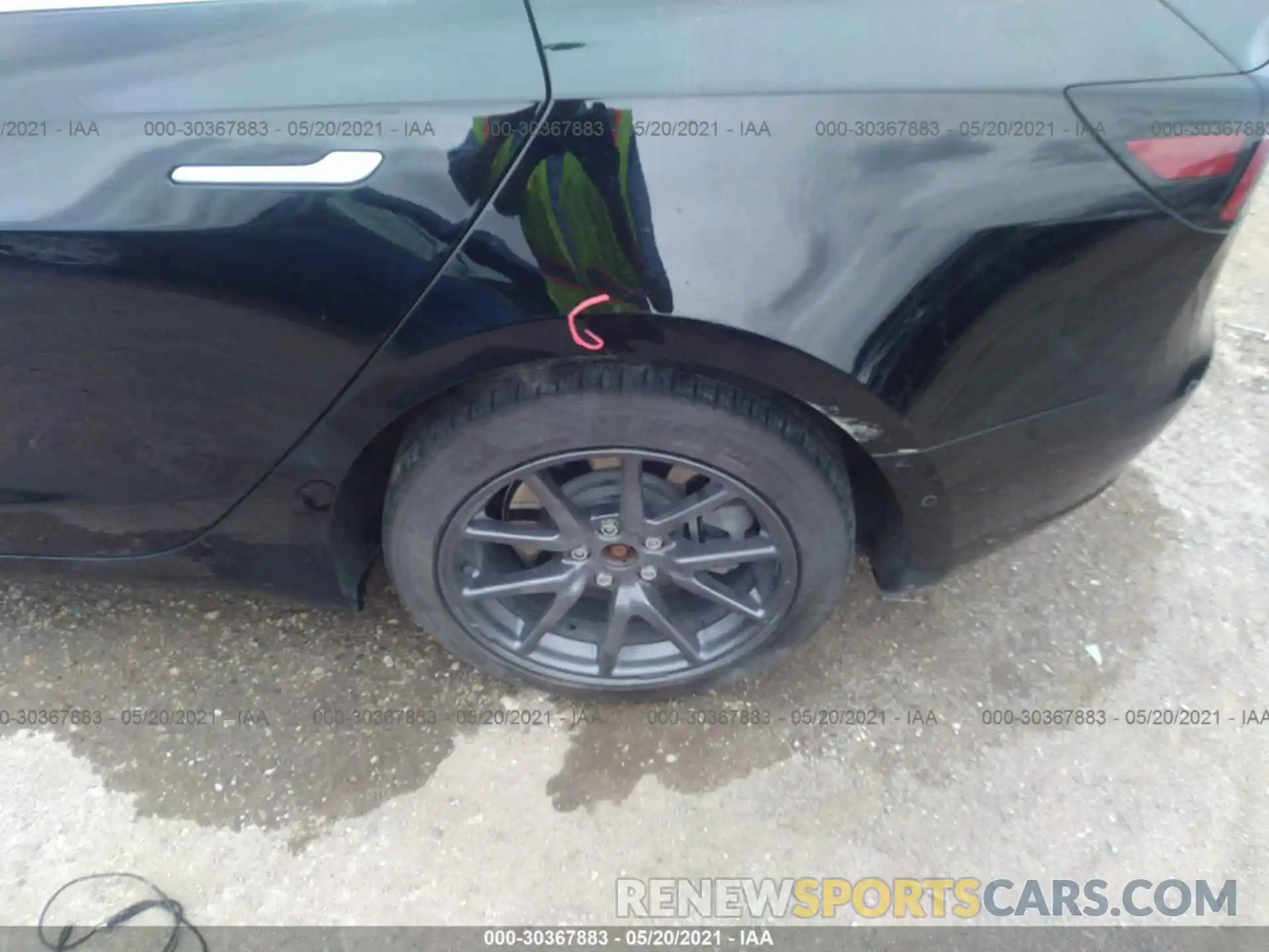 13 Photograph of a damaged car 5YJ3E1EAXKF305225 TESLA MODEL 3 2019