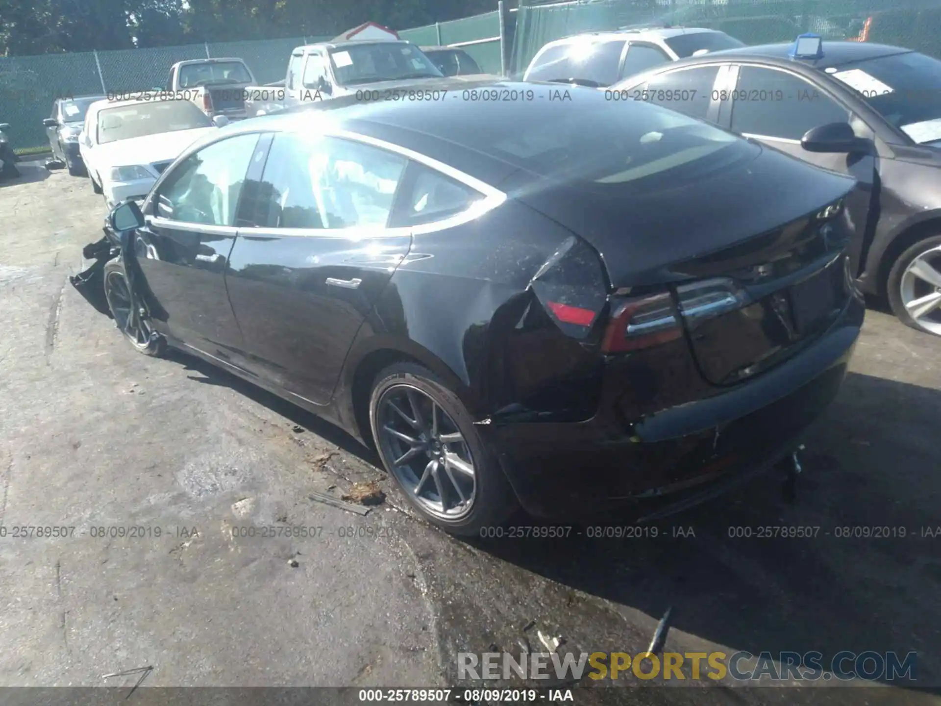 3 Photograph of a damaged car 5YJ3E1EAXKF306617 TESLA MODEL 3 2019