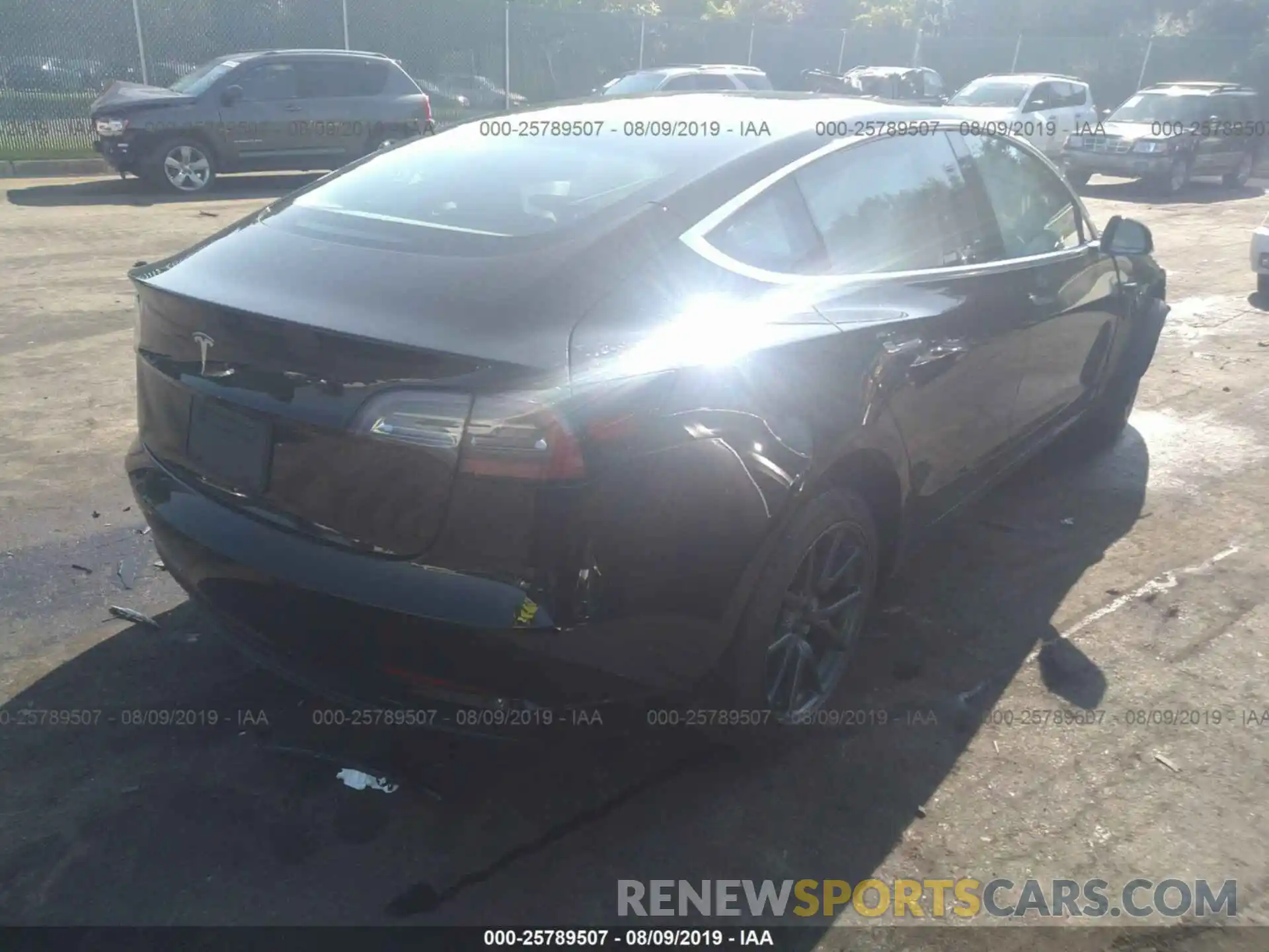 4 Photograph of a damaged car 5YJ3E1EAXKF306617 TESLA MODEL 3 2019