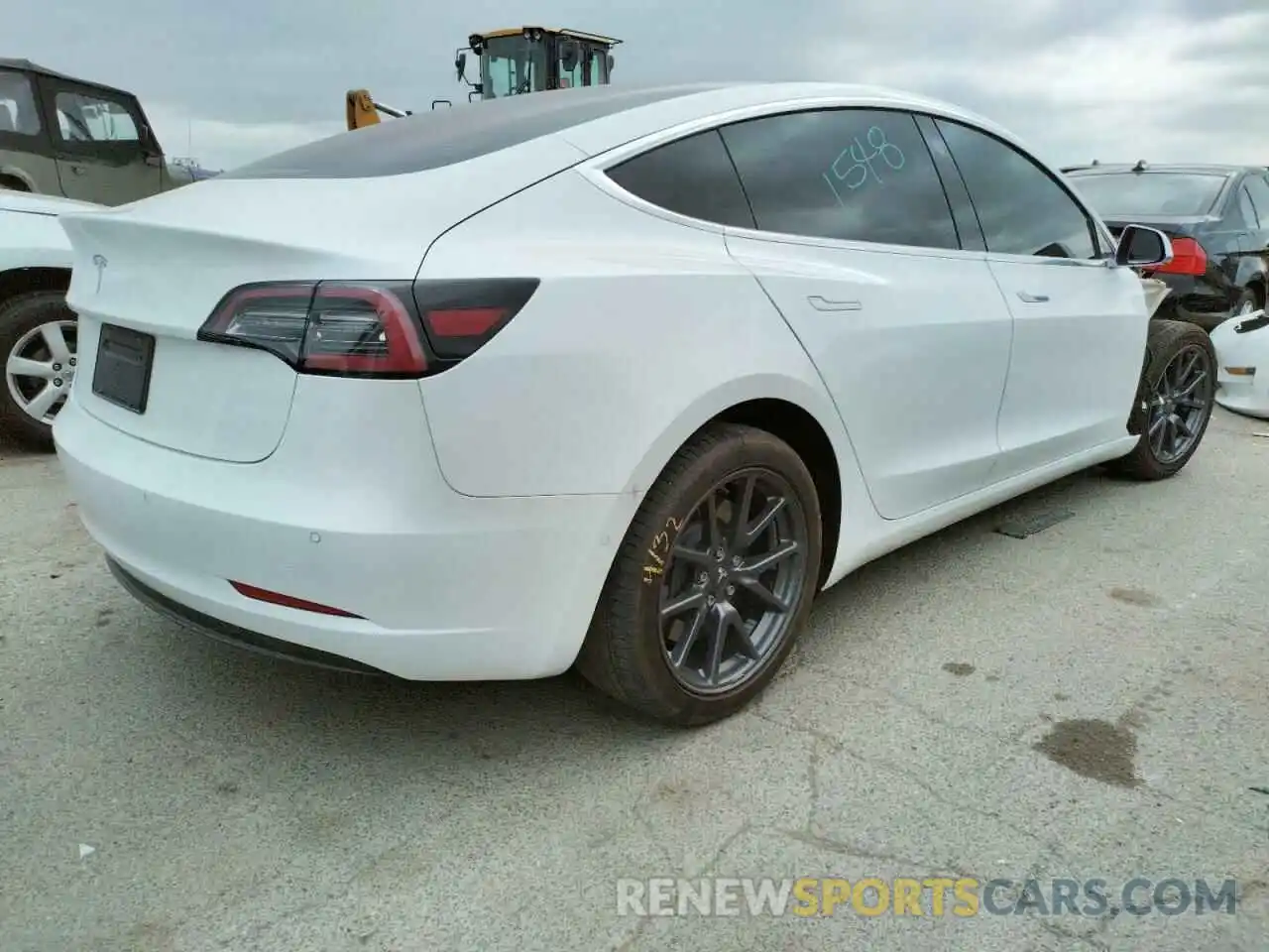 4 Photograph of a damaged car 5YJ3E1EAXKF309923 TESLA MODEL 3 2019