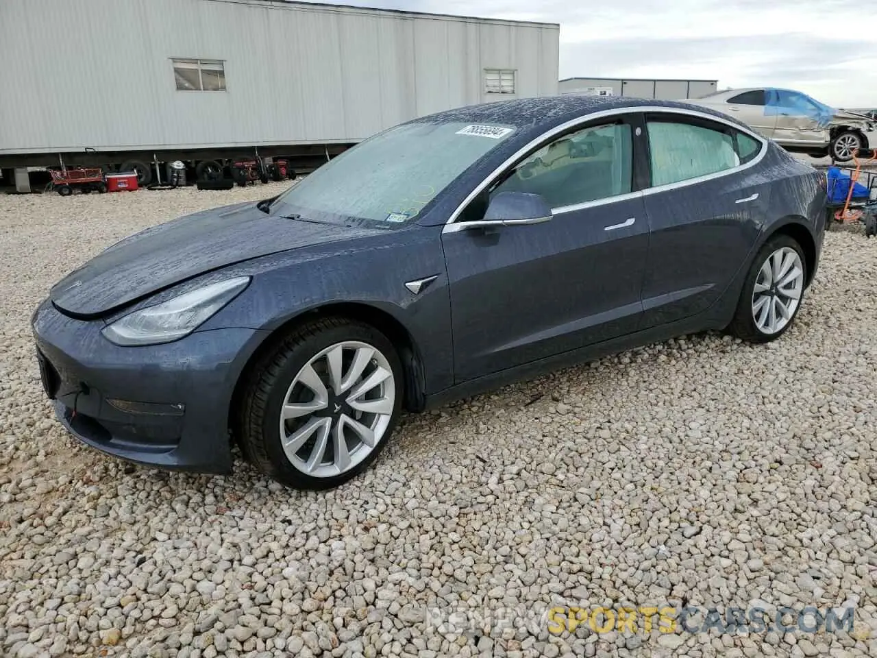 1 Photograph of a damaged car 5YJ3E1EAXKF311199 TESLA MODEL 3 2019