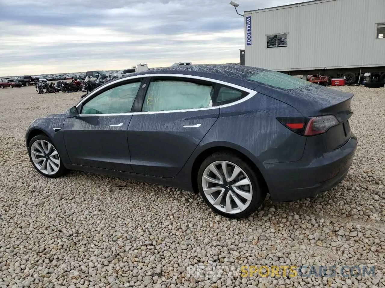 2 Photograph of a damaged car 5YJ3E1EAXKF311199 TESLA MODEL 3 2019