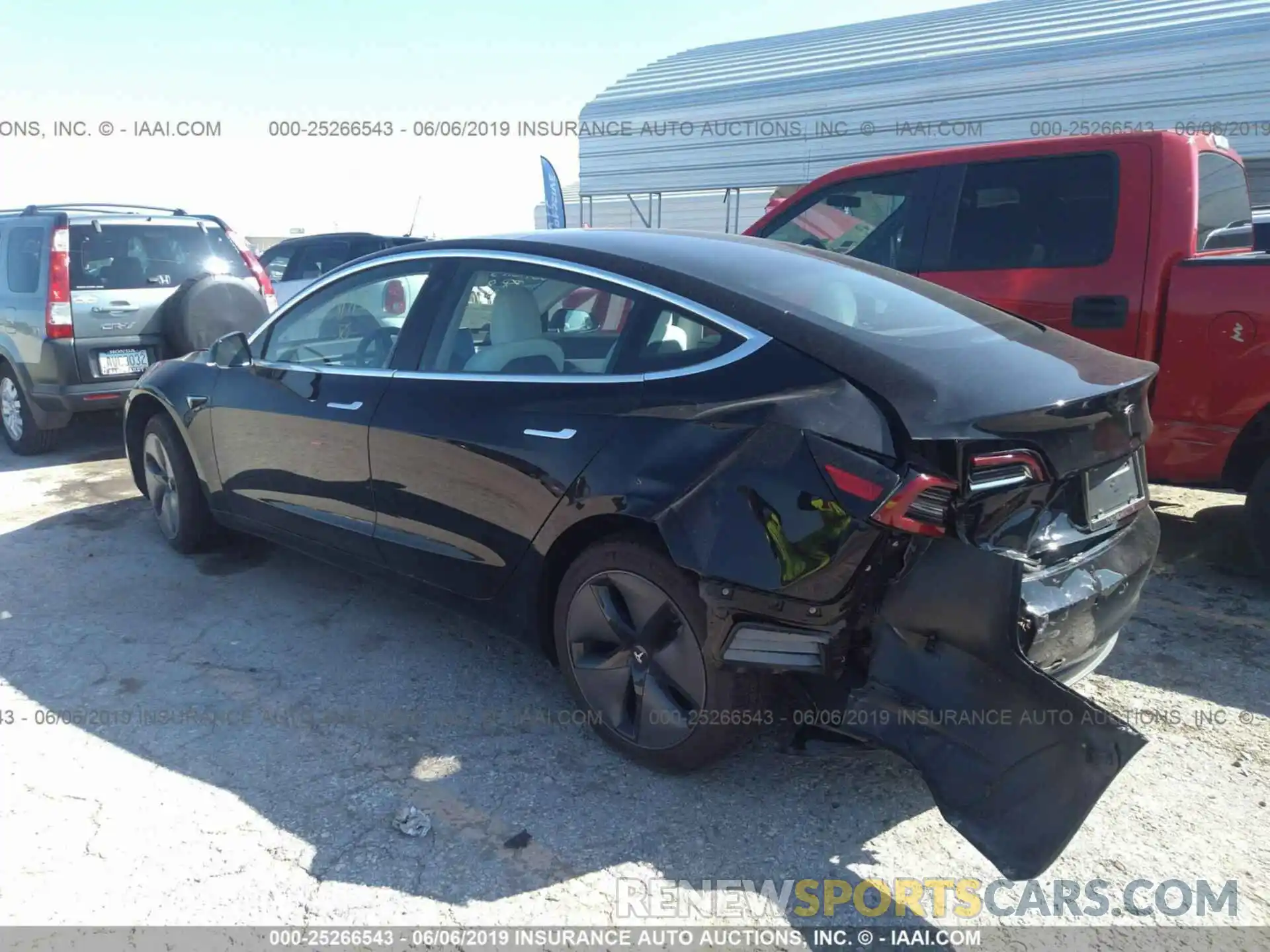 3 Photograph of a damaged car 5YJ3E1EAXKF311915 TESLA MODEL 3 2019