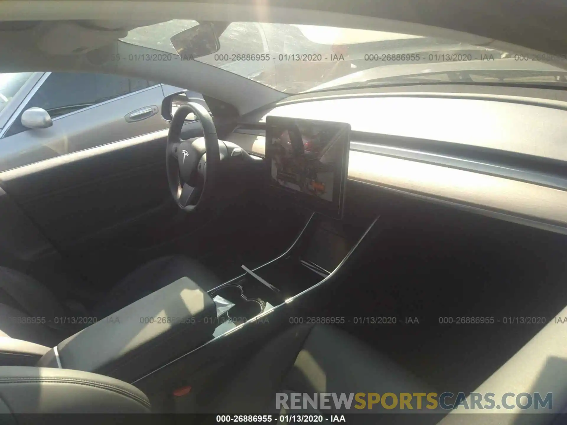 5 Photograph of a damaged car 5YJ3E1EAXKF314393 TESLA MODEL 3 2019