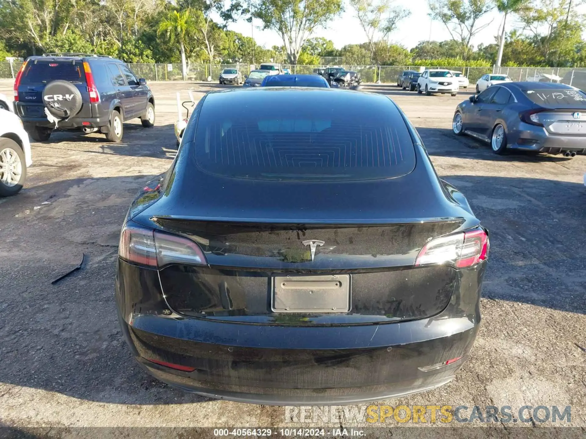 15 Photograph of a damaged car 5YJ3E1EAXKF325409 TESLA MODEL 3 2019