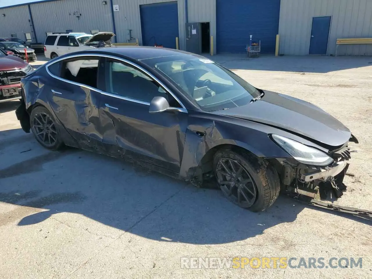 4 Photograph of a damaged car 5YJ3E1EAXKF325507 TESLA MODEL 3 2019