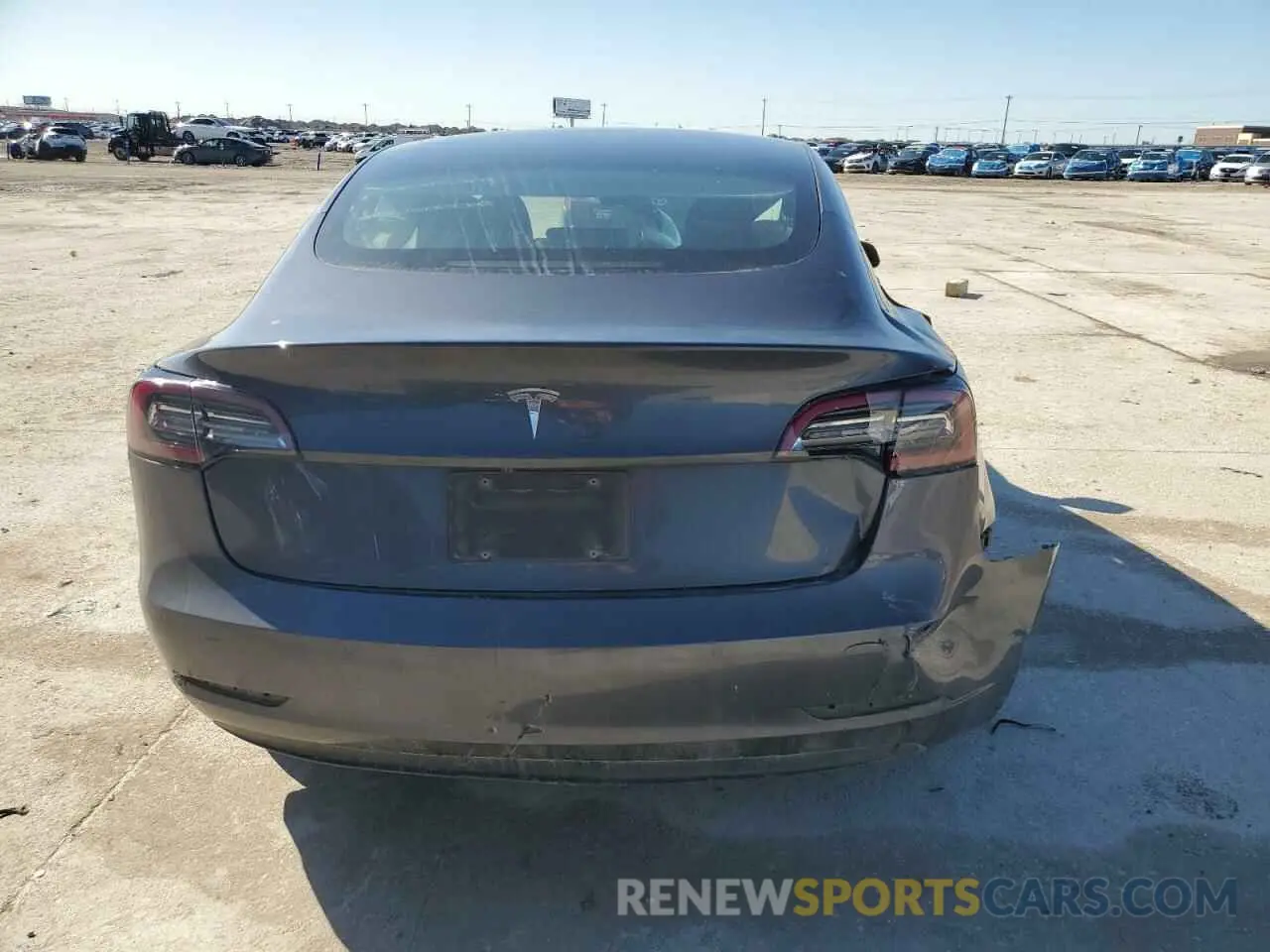 6 Photograph of a damaged car 5YJ3E1EAXKF325507 TESLA MODEL 3 2019