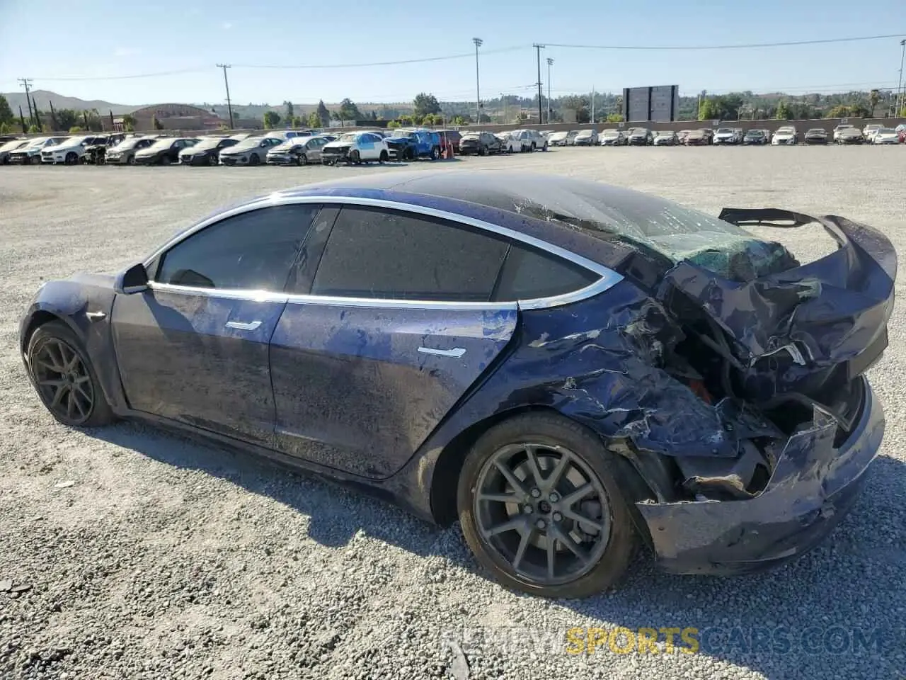 2 Photograph of a damaged car 5YJ3E1EAXKF326088 TESLA MODEL 3 2019