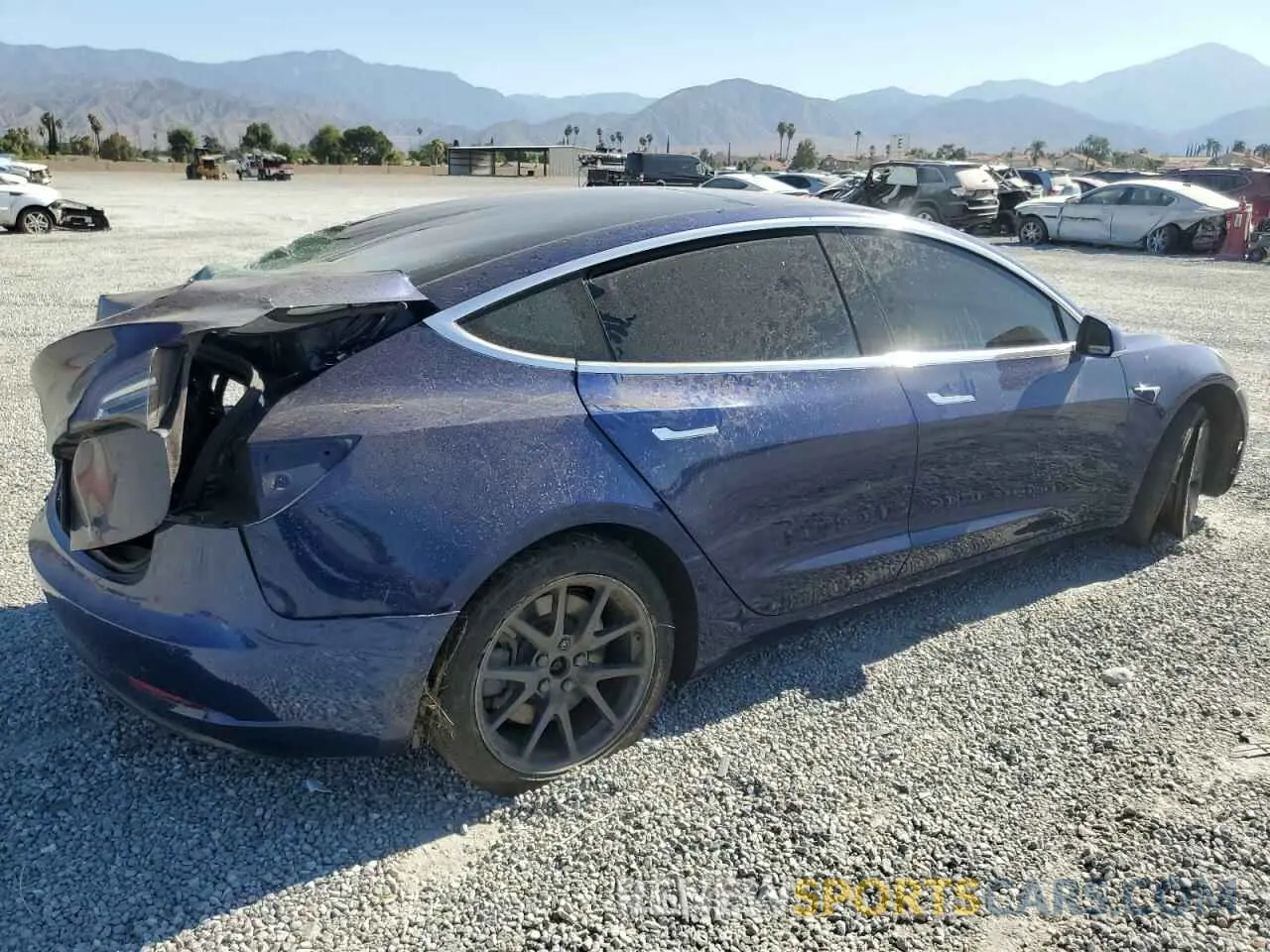 3 Photograph of a damaged car 5YJ3E1EAXKF326088 TESLA MODEL 3 2019