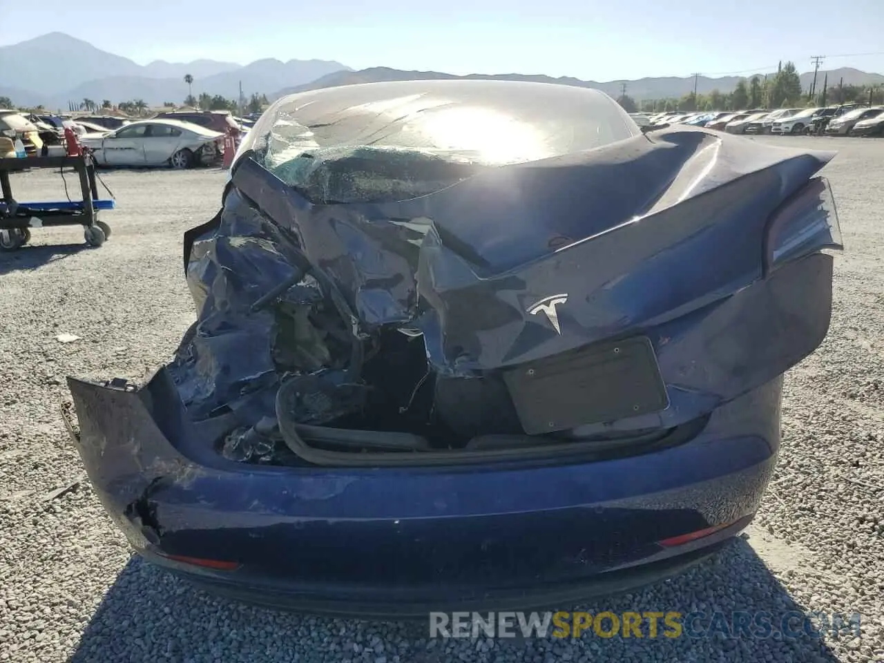 6 Photograph of a damaged car 5YJ3E1EAXKF326088 TESLA MODEL 3 2019