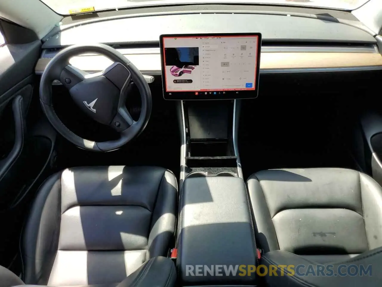 8 Photograph of a damaged car 5YJ3E1EAXKF328326 TESLA MODEL 3 2019