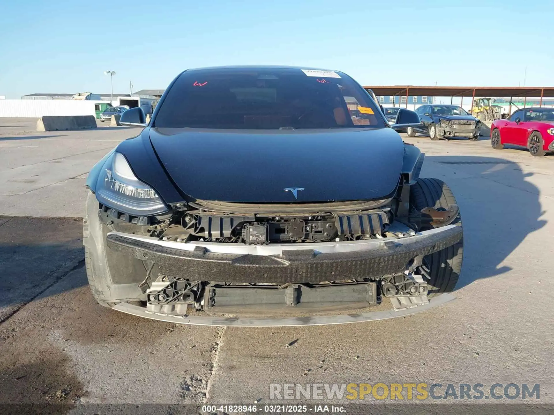 13 Photograph of a damaged car 5YJ3E1EAXKF344817 TESLA MODEL 3 2019