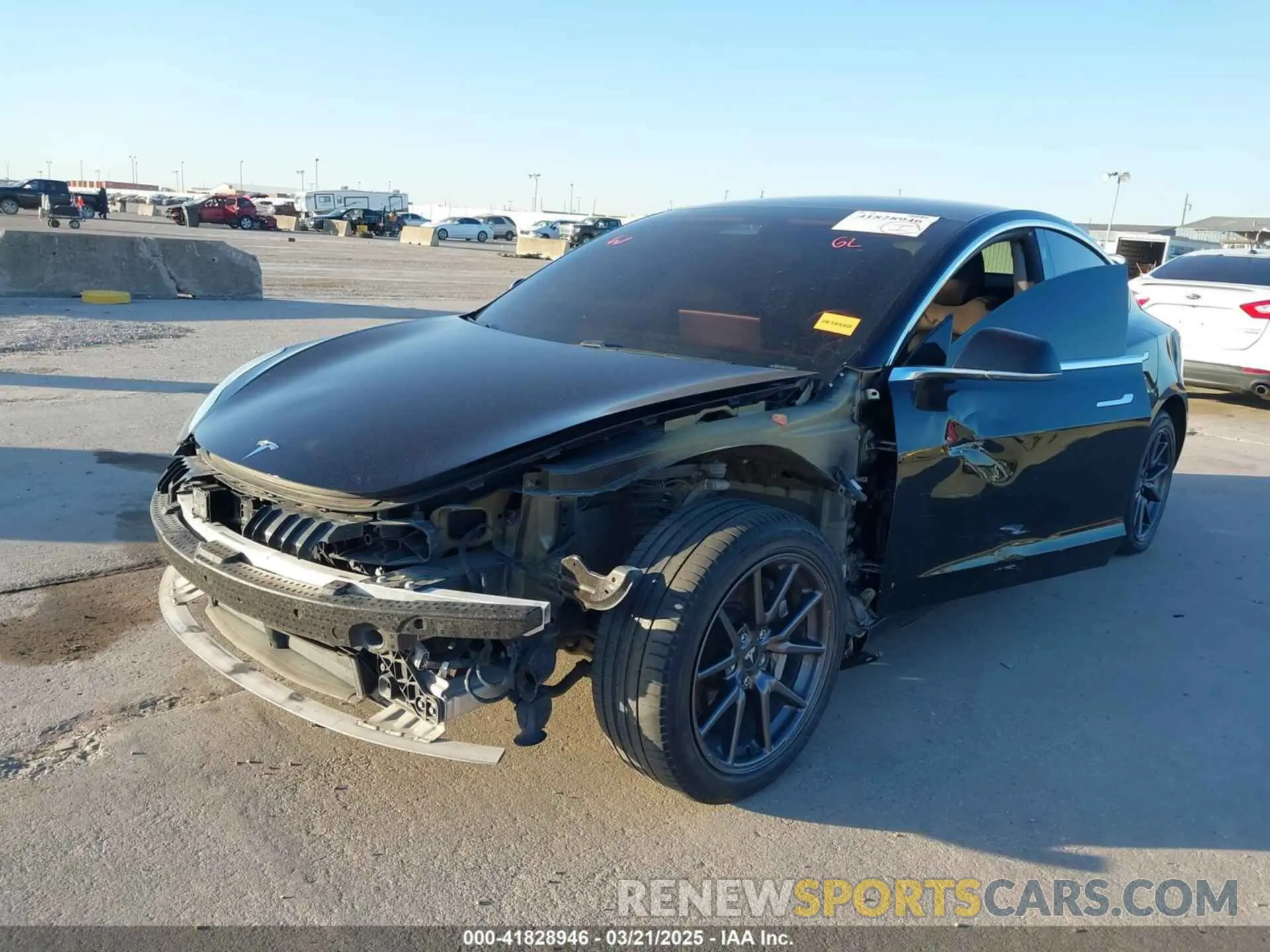 6 Photograph of a damaged car 5YJ3E1EAXKF344817 TESLA MODEL 3 2019
