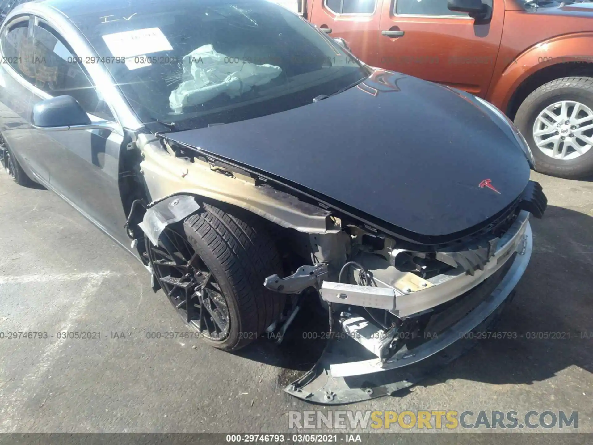 6 Photograph of a damaged car 5YJ3E1EAXKF357714 TESLA MODEL 3 2019