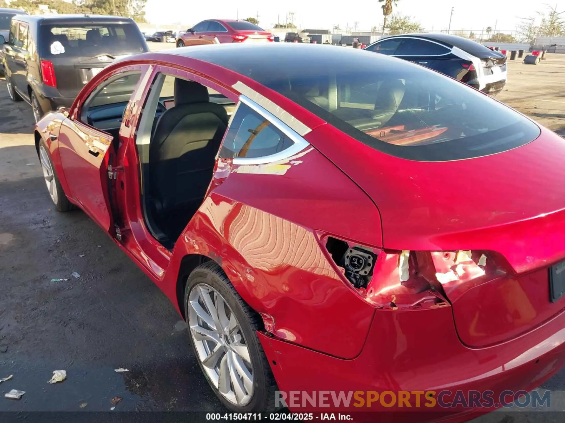 6 Photograph of a damaged car 5YJ3E1EAXKF357762 TESLA MODEL 3 2019
