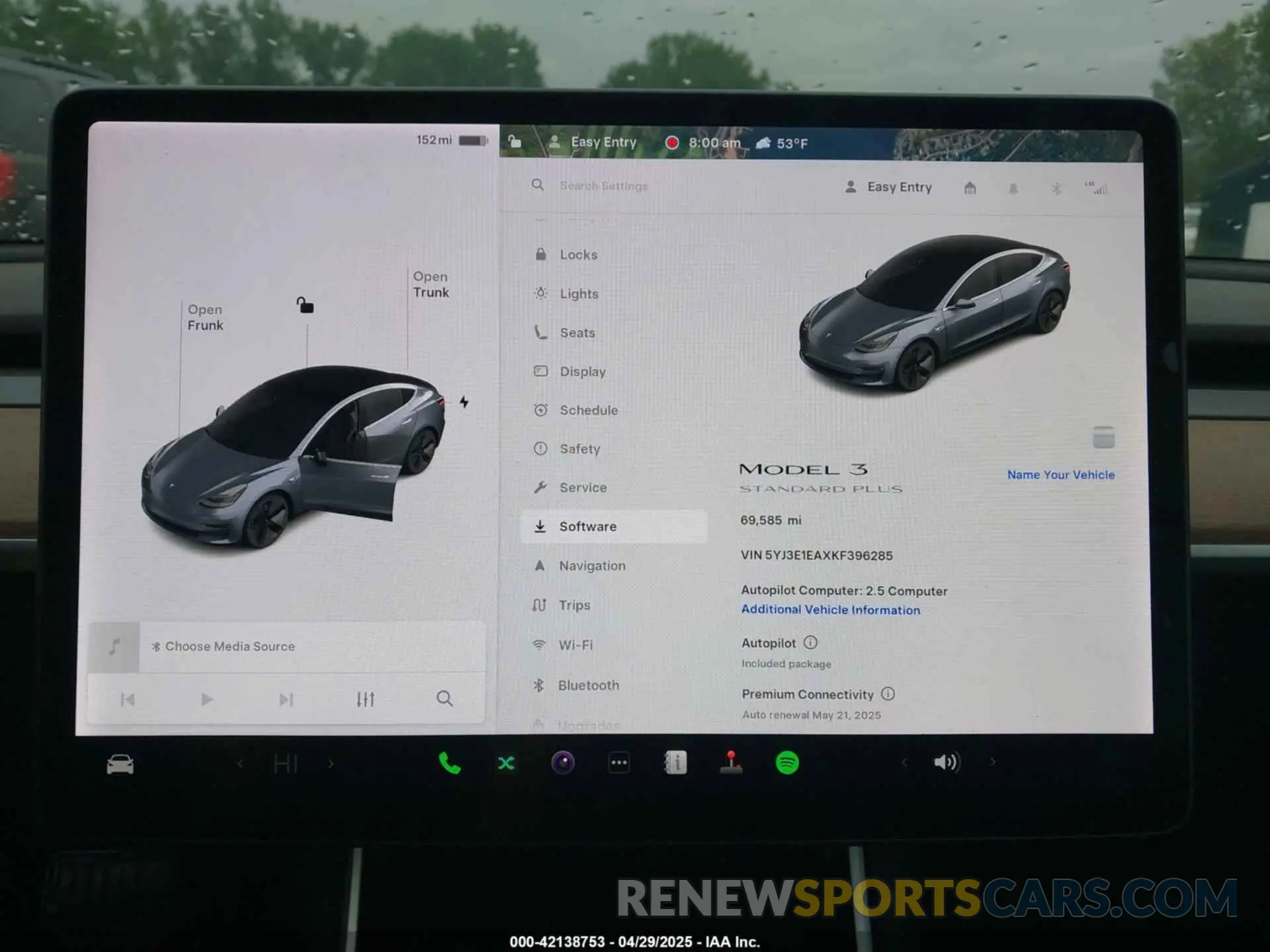 7 Photograph of a damaged car 5YJ3E1EAXKF396285 TESLA MODEL 3 2019