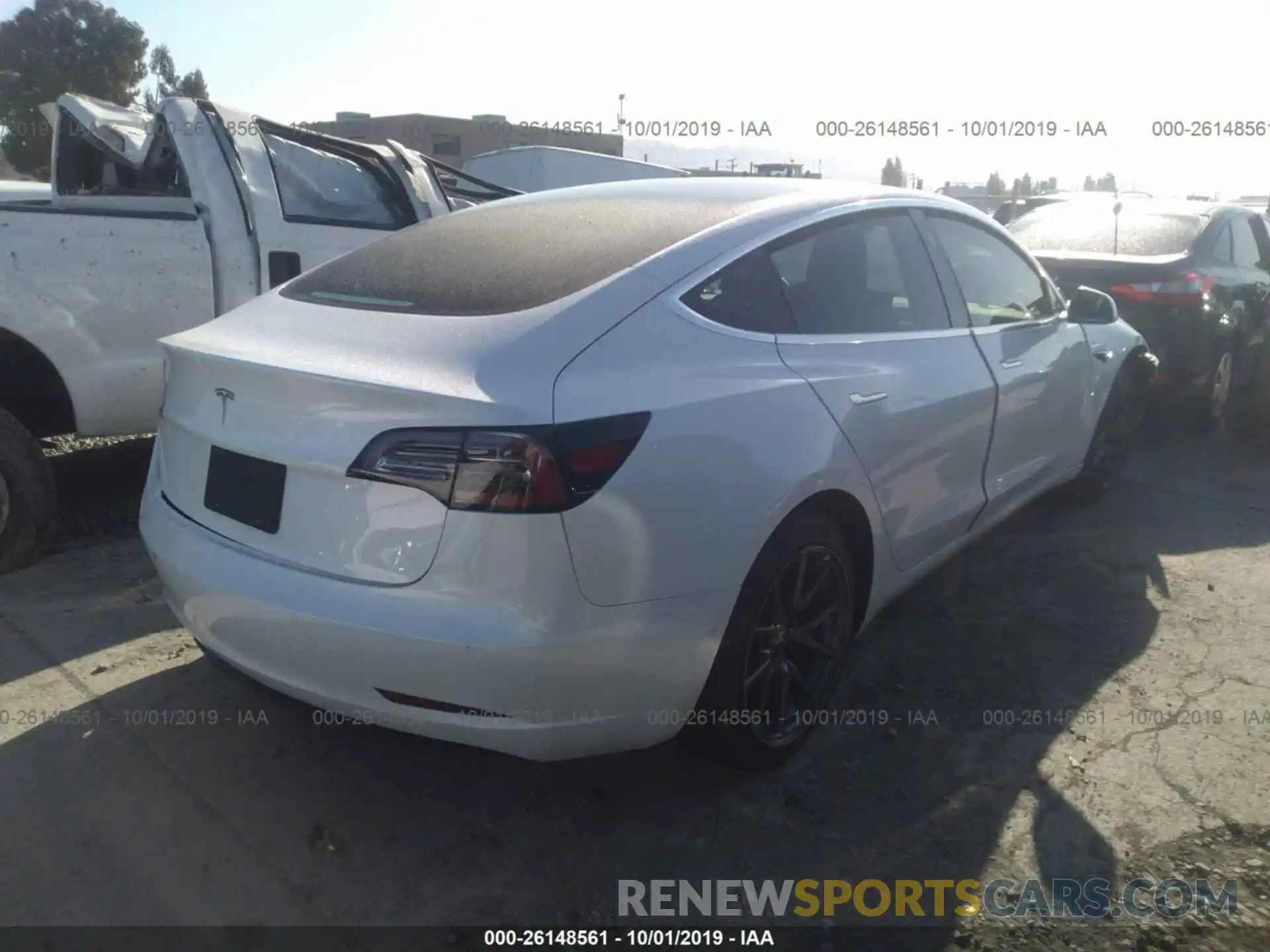 4 Photograph of a damaged car 5YJ3E1EAXKF396996 TESLA MODEL 3 2019